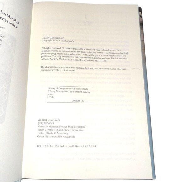 Victorian Mansion Flower Shop Mysteries A Seedy Development By Elizabeth Penney - Picture 7 of 8